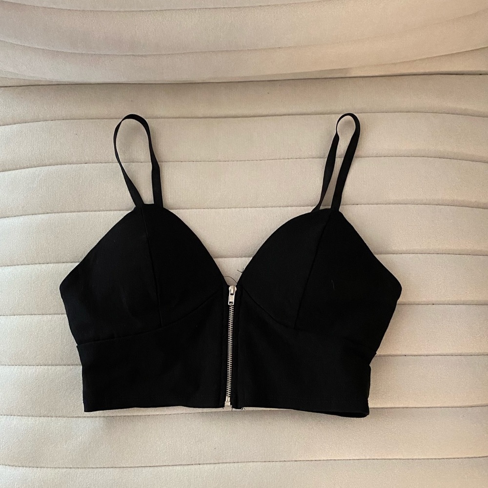 Black Crop Top